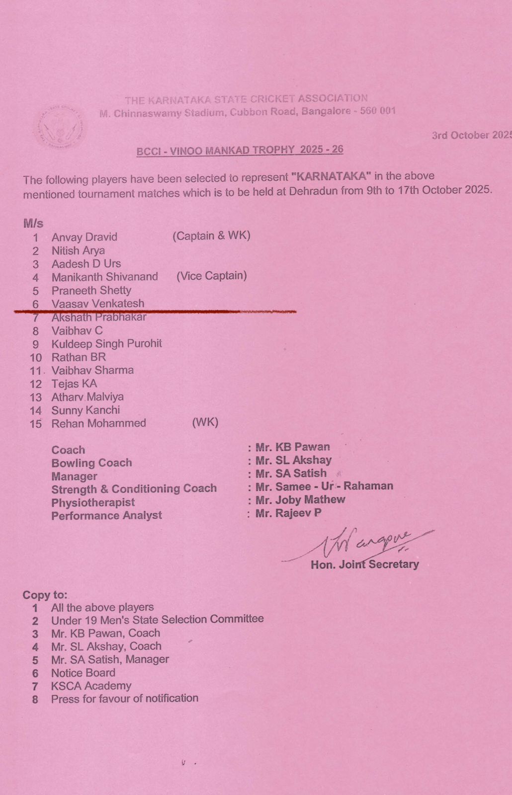 Proud moment for TrueCricket Academy